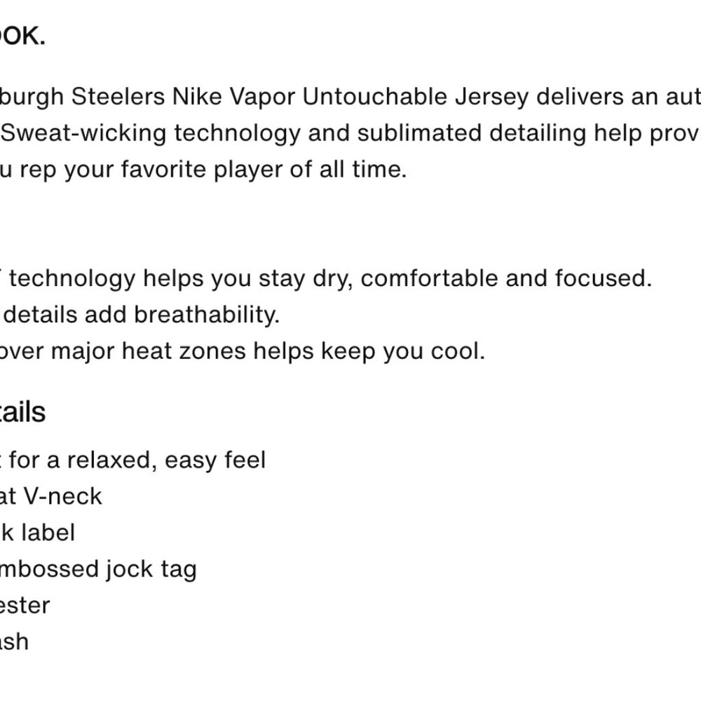 Men's Pittsburgh Steelers Jersey (Troy Polamalu) - Picture 7 of 7